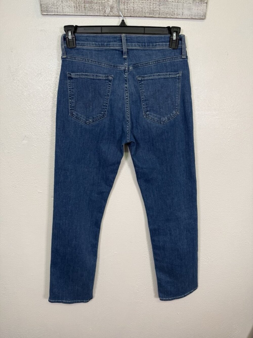 Mother The Mid Rise Rider Ankle Jeans In Wish On A Star Straight Crop Size 29 - Picture 3 of 16